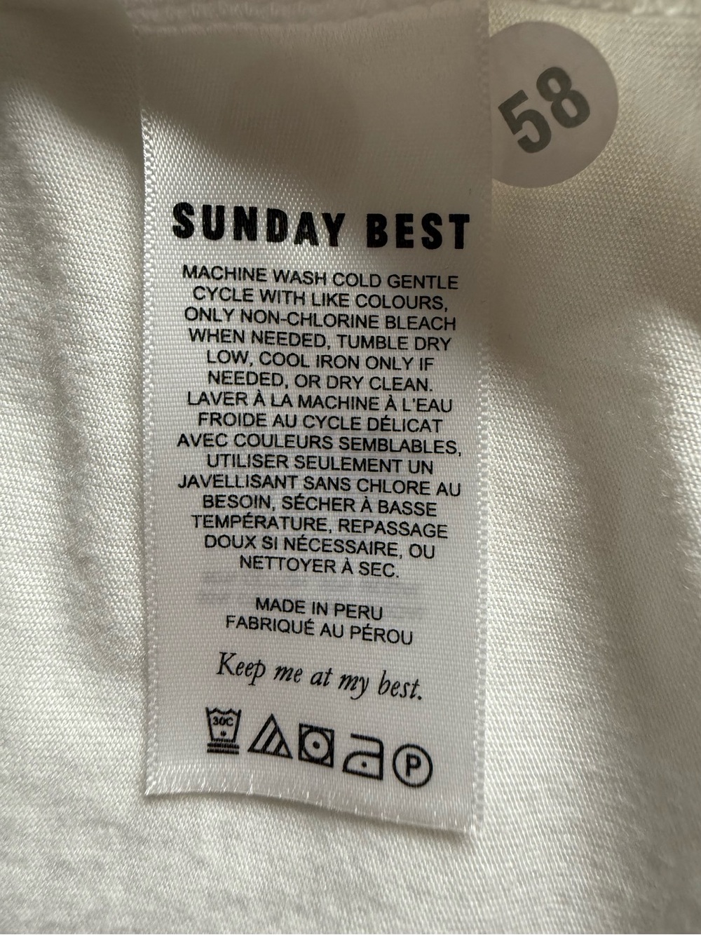 Sunday Best White Cocktail Embroidered Tee M - Picture 6 of 7